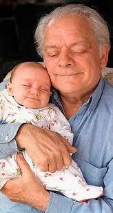 David Jason with baby daughter...2001