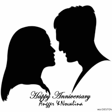 Gambar animasi pernikahan hitam putih. Di One Siluet Wajah Kado Ulang Tahun Kado Untuk Pacar Kado Pernikahan Unik Just File Jpg Shopee Indonesia