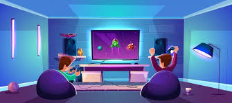 Bright colors, comfy couches, and a large tv can be enjoyed by gamers of all ages. Video Game Room Ideas What Are The Must Haves