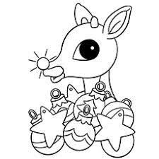 Maybe this cute little baby reindeer coloring page will give you a hint. Top 20 Free Printable Reindeer Coloring Pages Online