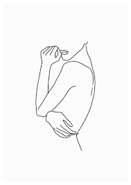 Printable Line Art Print Minimalist Line Art Woman Print Etsy Line Art Drawings Female Art Art Drawings Sketches