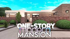 Build and design your own amazing house, own cool vehicles, hang out with friends, work, roleplay or explore the city of bloxburg. One Story Modern Mansion Bloxburg Speed Build No Gamepass Youtube Mansions Modern Mansion One Story Homes