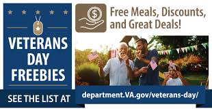2023 Veterans Day retail discounts, free meals and other offers - VA News