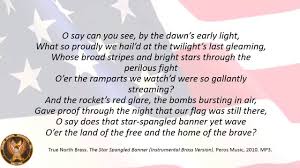 Whose broad stripes and bright stars, through the. Lyrics Center American National Anthem Lyrics Karaoke