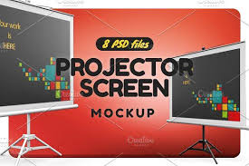 Projector Screen Mockup Projector Screen Mockup Personal Presentation
