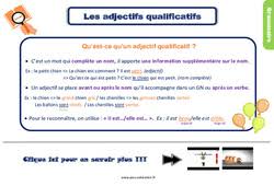 Révisions, exercices à imprimer sur l'adjectif qualificatif au : Adjectif Qualificatif Ce2 Cycle 2 Exercice Evaluation Revision Lecon