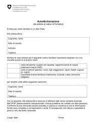 Cosciente che il rispetto e la fidelizzazione sono beni che vanno conquistati sul campo e mantenuti nel tempo. L Autocertificazione Svizzera Che Fa Arrabbiare I Fidanzati Italiani Ticinolibero