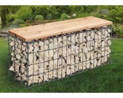 Gabionen Gartenbank 100 Cm X 46 Cm X 30 Cm Kaufen Bei Obi Gartenbank Douglasie Holz Feuerstelle Garten