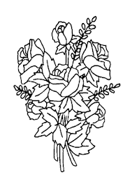 Blumenstrauss Mit Rosen 2 Zum Ausmalen Ausmalbilder Malvorlagen Kindergarten Blumen Blumenstrauss In 2020 Ausmalbilder Ausmalen Blumenstrauss