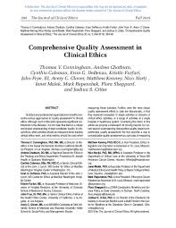 PDF) Comprehensive Quality Assessment in Clinical Ethics