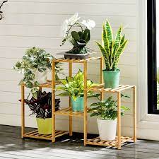 Red Barrel Studio Barbary Bamboo Plant Stand Estandes De Plantas Decoracao Prateleiras Para Plantas