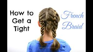 It is usually best to have all tools and accessories set out within easy reach of the person who is doing after braiding hair, it should be secured at the bottom of the braid with an elastic hair band. How To Get A Tight French Braid Hair Tips Babesinhairland Com Youtube