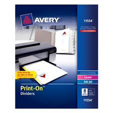 8 tab divider template word. Tab Dividers Without Holes