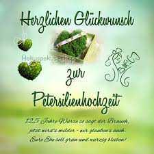 Zwölf ganze und ein halbes jahr sind wir nun ein ehepaar. Petersilienhochzeit Mehr Als 50 Angebote Fotos Preise