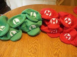 Pattern Making Mario And Luigi Hats Super Mario Birthday Party Super Mario Bros Party Mario Bros Party