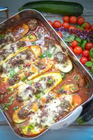 Gefullte Zucchini Mit Hackfleisch Uberbacken Rezept Gefullte Zucchini Hackfleisch Zucchini Hackfleisch Gefullte Zucchini