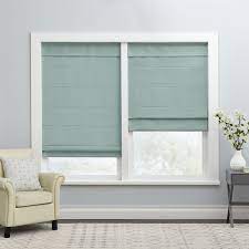 Roman shades are an elegant way to control light in a room. Brylanehome Cordless Large Fold Woven Blackout Roman Shade Walmart Com Walmart Com