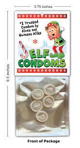 ELF Mini CONDOMS Gag Joke Stocking Stuffer White Elephant Gift Party  Christmas | eBay