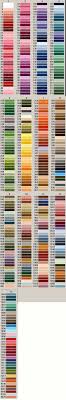 Anchor Stranded Cotton Colour Chart Color Chart Cross Stitch Patterns Cross Stitch