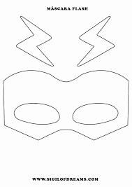 Image Result For Flash Mask Template Kids The Flash Mask Flash Costume Super Hero Costumes