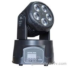 New Product Led 5bulbs Rgbwa 5in1 Mini Moving Head Light From China Manufacturer Manufactory Factory And Supplier On Stage Lighting Led Coupons