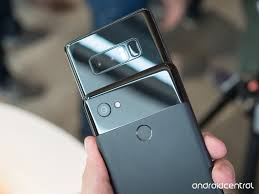 Google Pixel 2 Xl Vs Samsung Galaxy Note 8 Big Phones Big