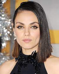 The Best Celebrity Lob Haircuts Of 2017 Dark Brown Hair Color Dark Brown Hair Brown Hair Colors