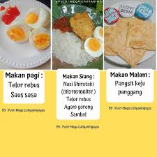 Berikut ini kami berikan panduan diet debm,contoh menu serta resep sukses langsing! Menu Makan Diet Enak Bahagia Dan Menyenangkan Facebook