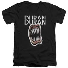 Duran Duran Mens Pressure Off V Neck T Shirt
