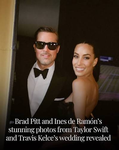 Dünyaca ünlü oyuncu Brad Pitt ile kendisinden yaşça küçük sevgilisi Ines de  Ramon, geçen cuma günü Taylor Swift ve Travis Kelce'nin görkemli düğününe  konuk oldu. https://kıbrıspress.com/brad-pitt-29-yas-kucuk-sevgilisiyle-poz-verdi-h30838.html  #magazin ...