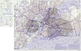 Helicopter Route Chart And Location Of Heliports New York