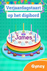 Verjaardagstaart Tool Digibord Verjaardagstaart Verjaardag Verjaardagstaart Ideeen