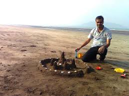 Revdanda sea beach near Alibaug [Calm ...