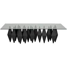 Black metal and glass coffee table. Bast Metal Coffee Table W Glass Top Black Metal Burke Decor