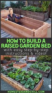 How To Design Build A Raised Garden Bed Homestead And Chill In 2020 Beautiful Raised Garden Beds Cheap Raised Garden Beds Building A Raised Garden