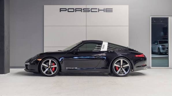 Available  2015 Porsche 911 Targa 4S Finished in Black over