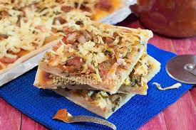 тесто на кефире для пирога с мясом в духовке Picca S Kopchenoj Kuricej Na Drozhzhevom Teste Na Kefire V Duhovke Recept S Foto Recept Idei Dlya Blyud Nacionalnaya Eda Vkusnyashki