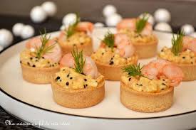 Ma Cuisine Au Fil De Mes Idees Apero De Fetes Bouchees Aux Crevettes Et Oe Aperitif Gastronomique Repas Noel Gastronomique Recette Apero Dinatoire Facile