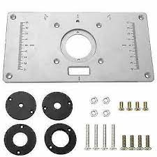 Find Many Great New Used Options And Get The Best Deals For For Woodworking Benches Aluminum Router Table Insert Plat Router Table Insert Router Table Router