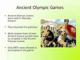 The greek olympics are believed to have begun in 776 bc which inspired the beginning of the modern olympic games in 1896. Ancient Greece The Olympics 776 B C E
