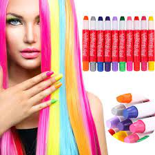 Knowing how to prepare your hair for dyeing is just as. Colorful Disposable Hair Color Non Toxic Dye Crayon Chalk Root Hair Stick Buy At A Low Prices On Joom E Commerce Platform