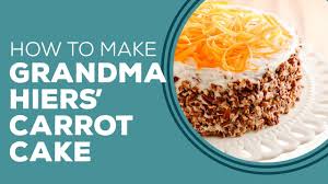 Pour batter into prepared pans. Blast From The Past Grandma Hiers Carrot Cake Recipe Youtube