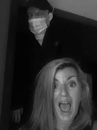 Hubby really likes Halloween.