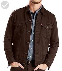 Levi S Men S The Trucker Jacket Small Black Coffee Mens World Amazon Partner Link Trucker Jacket Outfit Mens Jackets Leather Jacket Men
