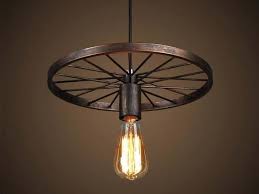 Pendant Light Iron Wheel Industrial Lighting For Bar Farmhouse Etsy Retro Lighting Fixture Rustic Ceiling Lights Industrial Style Pendant Lights