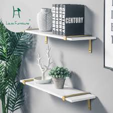Shelves are often spaced too far apart, leaving wasted space. Louis Fashion Baffle North European Marble Rack Kitchen Bathroom Wall Layered Bookcases Aliexpress