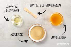 Gesichtsmaske aus hafermehl und kokosöl. Heilerde Maske Mit Apfelessig Gegen Pickel Und Unreine Haut