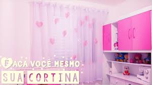 Atualmente o mercado oferece uma grande variedade de modelos e cores, que permite fazer uma decoração simples ou sofisticada de maneira criativa e bonita. Como Fazer Uma Cortina Inspirada No Pinterest Elaine Oliveira Youtube