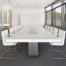 There are good reasons to choose a white conference table. China High End Artificial Quartz Stone White Square Design Modern Office Meeting Conference Table China Conference Table White Square Design Conference Table