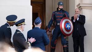 Captain america opens in theatres on april 4 and is coming to you from ourparent company disney. Falcon And The Winter Soldier New Captain America Interview